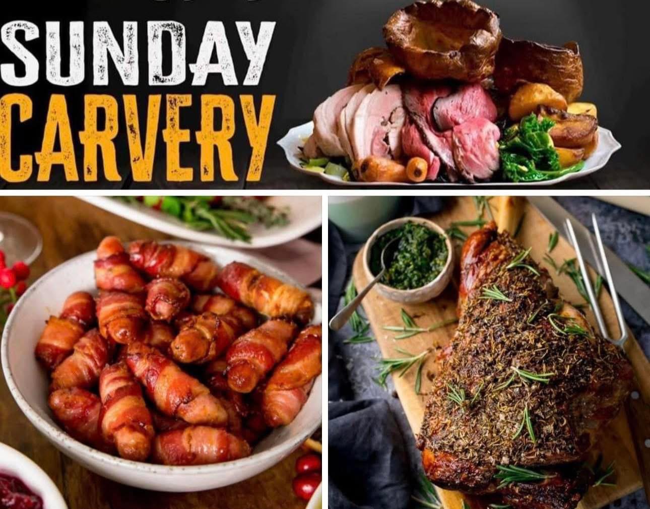 Carvery served at New Cross Hands Club